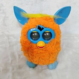 Hasbro Furby Boom Orangutan 2012 Interactive Electronic Plush Toy Orange Works O